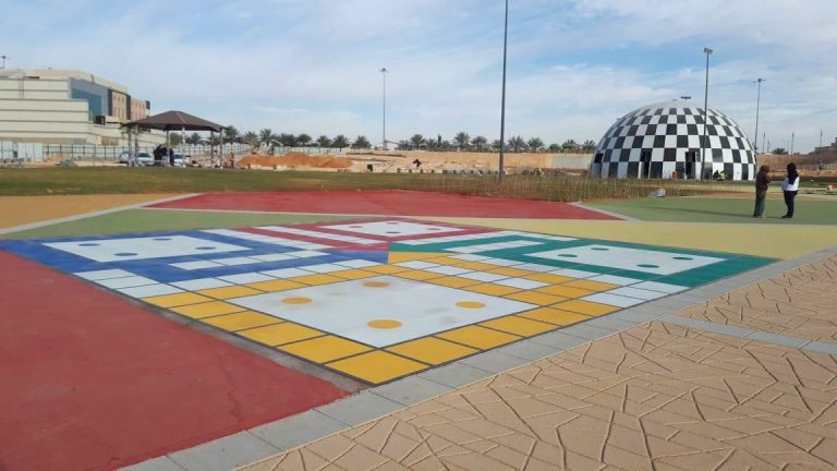 Al Azhariya Park – interactive printed floor